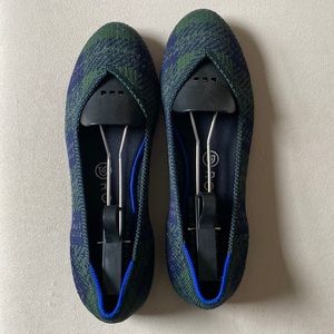 VGUC Rothys Tartan flats